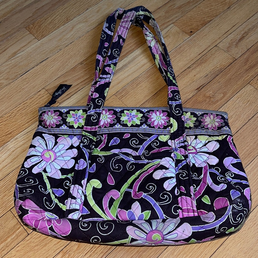 Vera Bradley floral tote bag purse